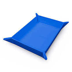 UPDIRTVFMBL-DICE ROLLING TRAY FOLDABLE MAGNETIC BLUE