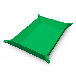 UPDIRTVFMG-DICE ROLLING TRAY FOLDABLE MAGNETIC GREEN