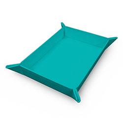 UPDIRTVFMT-DICE ROLLING TRAY FOLDABLE MAGNETIC TEAL