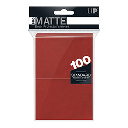 UPDPMA1R-MATTE 100CT RED NON GLARE DP