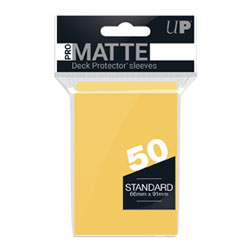UPDPMAY-MATTE YELLOW NON GLARE DECK PROTECTORS