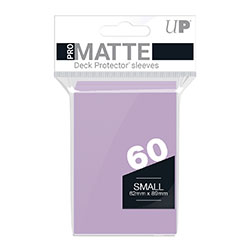 UPYPMAL-YGO/SMALL SIZE MATTE LILAC DECK PROTECTORS
