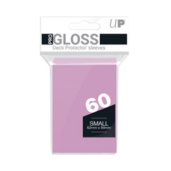 UPYPP-YGO/SMALL SIZE GLOSS PINK DECK PROTECTORS