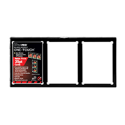 USSSD1T3CUV-ONE-TOUCH 3X5 3 CARD UV BLACK BORDERED