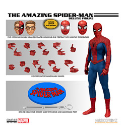 YMZ76295-ONE:12 FIG AMAZING SPIDER-MAN DELUXE EDITION