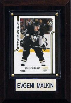 CICP46HPPEM-NHL PLAQUE W/CARD 4X6 PENGUINS EVGENI MALKIN