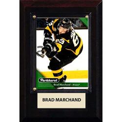 CICP46HBBBM-NHL PLAQUE W/CARD 4X6 BRUINS BRAD MARCHAND