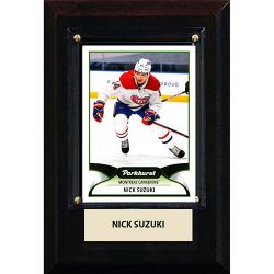 CICP46HMCNS-NHL PLAQUE W/CARD 4X6 CANADIENS NICK SUZUKI