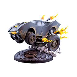 CZE27831-BATMAN DESIGNER SERIES BATMOBILE STATUE 11"