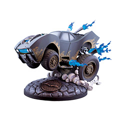 CZE29811-BATMAN DESIGNER SERIES BATMOBILE STATUE 11" BLUE**