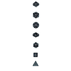 KP06383-ELEMENTAL DICE 7PC PLUG TUBE