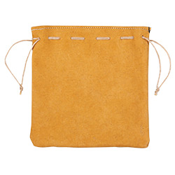 KP18833-DICE BAG LEATHER BAG TAN