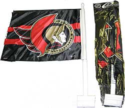 SACFSOS-CAR FLAG 2 SIDE SENATORS