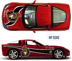 TDH07CVOS-2007 NHL 1/18 2006 C0RVETTE SENATORS