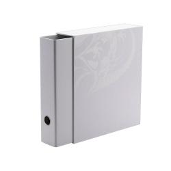 UATDS33601-DRAGON SHIELD SANCTUARY SLIPCASE 3-RING BINDER WHT