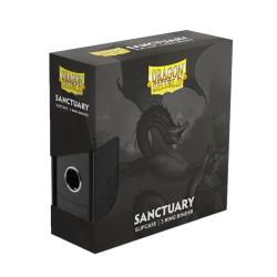 UATDS33604-DRAGON SHIELD SANCTUARY SLIPCASE 2-RING BINDER BLK