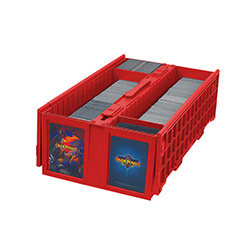 UBCWCCB1600RED-1,600CT COLLECTIBLE PLASTIC CARD BIN RED