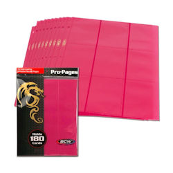 UBCWPRO18SPNK-PAGES 18 POCKET SIDELOAD PINK 10 PACK