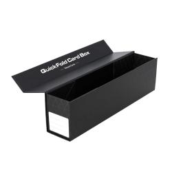 UBCWQFB14SCBLK-CARD BOX QUICKFOLD 3-PK FOR LOOSE & SLEEVED CARDS