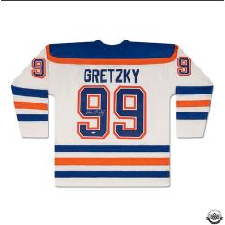 UDAHWG54095-W GRETZKY AUTO OILERS JERSEY WHITE