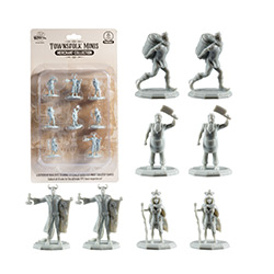 UMBMONMAMUM-MONSTER MINI FIGURE SET UNPAINTED MERCHANT 8PK