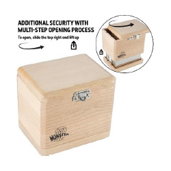 UMBMONMDB-DECK BOX WOODEN MISDIRECTION ANTI-THEFT