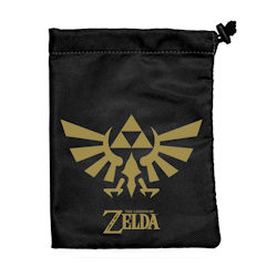 UPDIBLOZBG-DICE BAG LEGEND OF ZELDA BLACK & GOLD