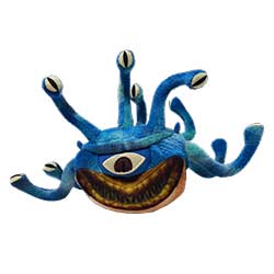 UPPDDXBGP-D&D XANATHAR BEHOLDER GAMER POUCH DICE COZY