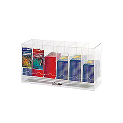 UPRACK6SH-ACRYLIC 6 SLOT HORIZONTAL PACK RACK